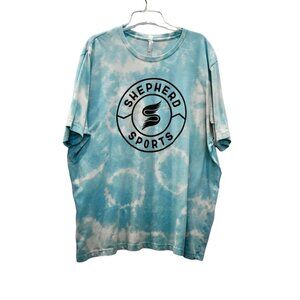 Men's Bella Canvas Shephard of the Hills Coaches T-shirt Custom Bleach Dye Size